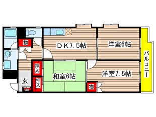 パラシオン豊岡の物件間取画像